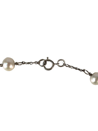 R Sterling pearl bracelet
