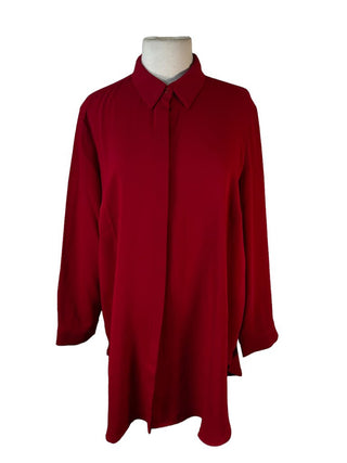 R Long Sleeve Button Front