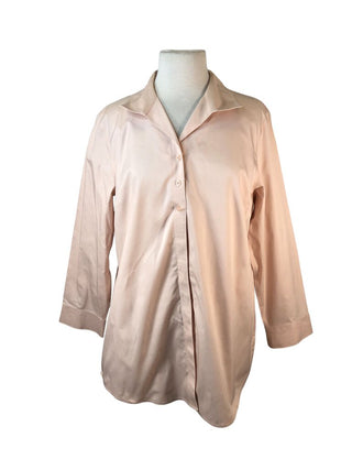 R Long Sleeve Button Front