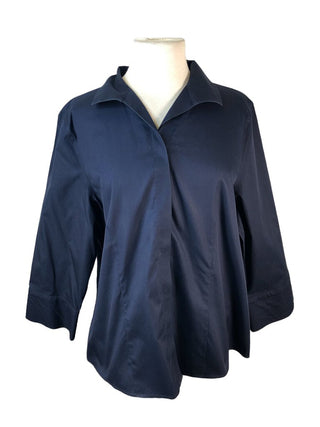 R No-Iron Long Sleeve Button Front