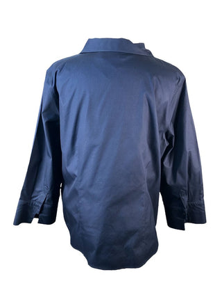 R No-Iron Long Sleeve Button Front