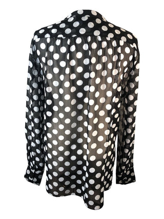 R Polka dot pullover top