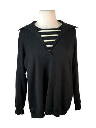 R Nautical inspired pullover top