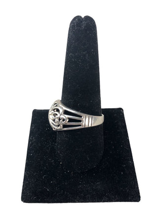 R Sterling ring