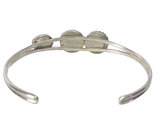 R sterling carnelian banded agate & sunstone cuff bracelet