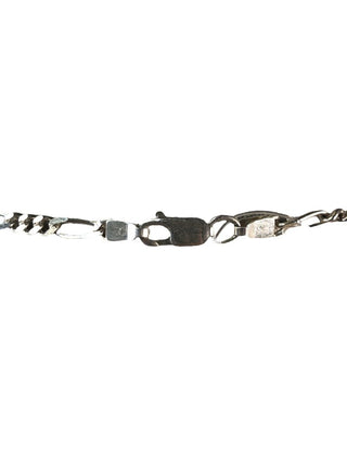 R Sterling inlaid stone necklace