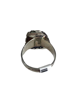 R SS Petrified Wood Ring