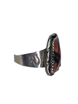 R SS Petrified Wood Ring