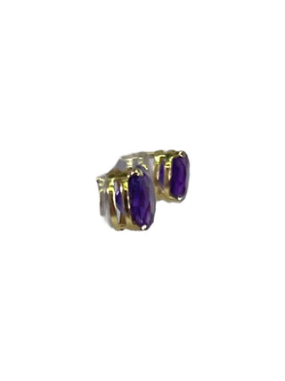 R 14k amethyst stud earrings