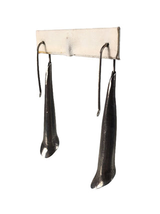 R Sterling flower earrings