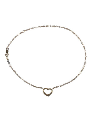 R 10k heart anklet