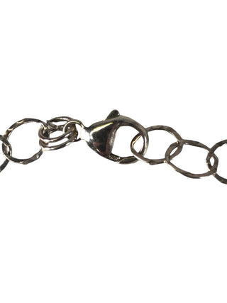 R Sterling crystal heart bracelet