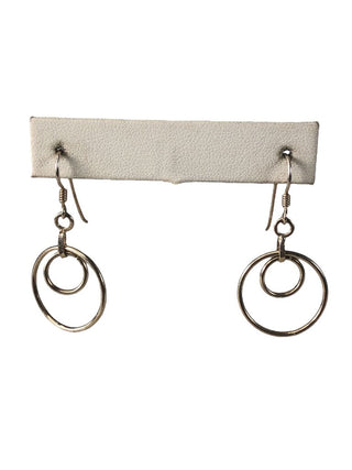 RSterling double loop earrings