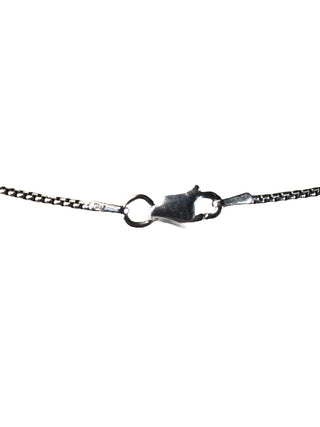 R Sterling missing key heart necklace