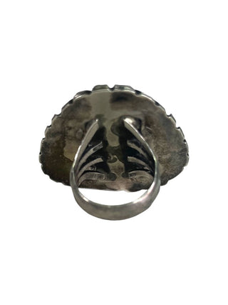 R sterling turquoise ring