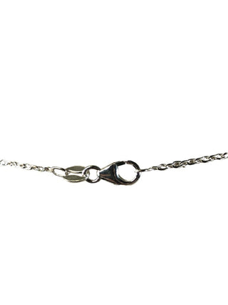 R Sterling fleur de lis necklace