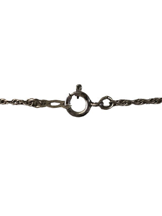R Sterling stone necklace