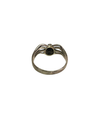 R sterling spider ring