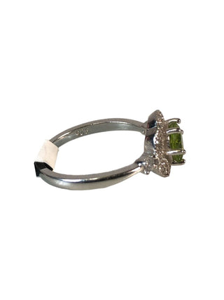 R Sterling multi stone ring