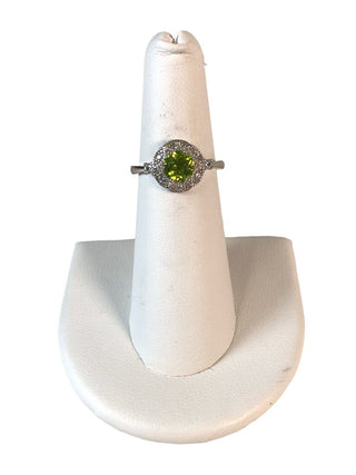 R Sterling multi stone ring