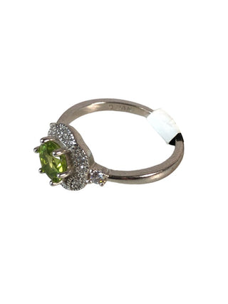 R Sterling multi stone ring