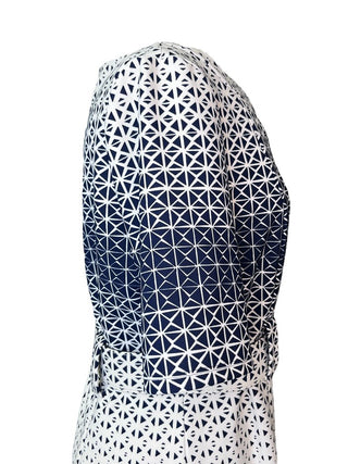 R Printed Dress w/Belt