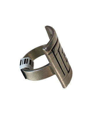 R Sterling square zen ring