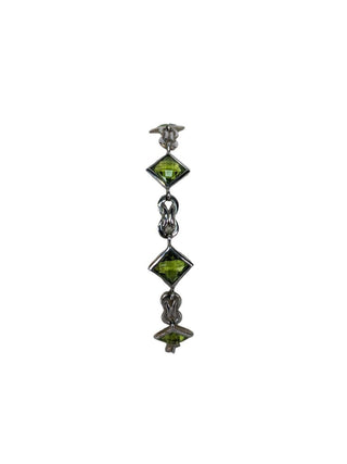 R sterling peridot bracelet