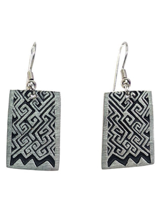 R urban fetishes etched earrings