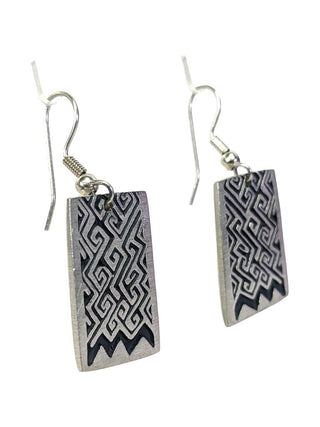 R urban fetishes etched earrings