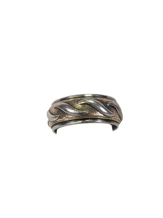 R 18k gold & sterling ring