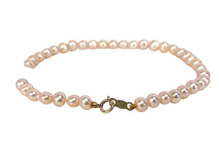 R pearl bracelet with 14k clasp