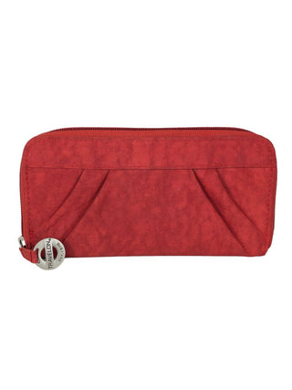 R Nylon zip around wallet