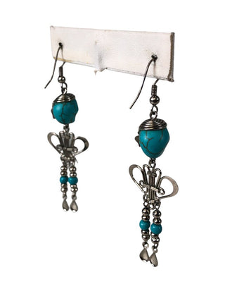 R Costume skeleton earrings