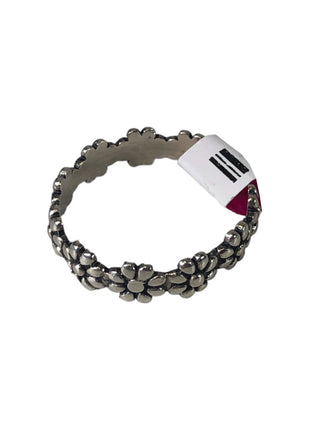 R Sterling daisy chain ring
