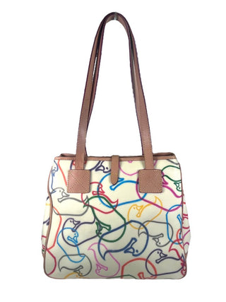 R vintage coated canvas duck shoulder