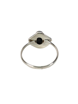 R sterling black onyx ring