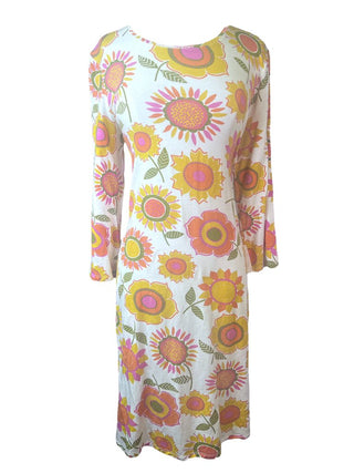 R T-Shirt Dress Half Sleeve