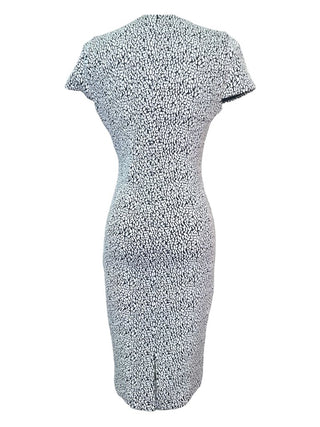 R Textured Pencil Dress