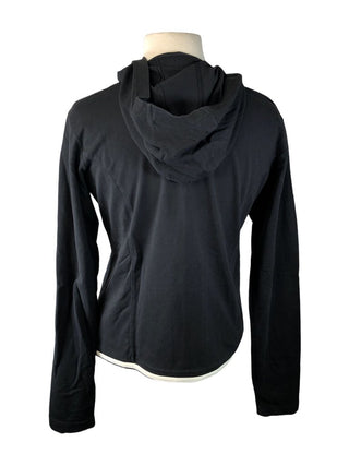 Zip front hoodie jacket
