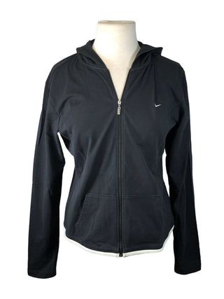 Zip front hoodie jacket