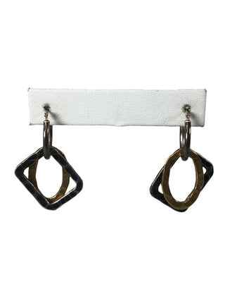 R Sterling/brass interchangeable earrings