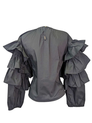 R NWT ruffle sleeve retails $85
