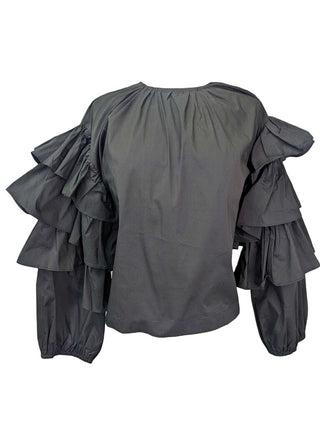 R NWT ruffle sleeve retails $85