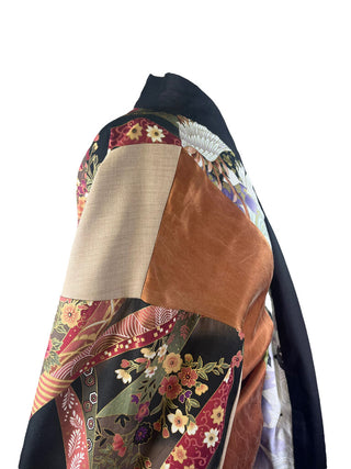 R kimono open front mid length