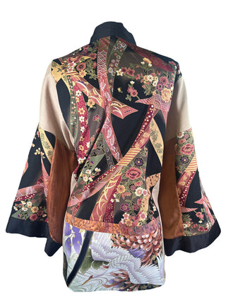 R kimono open front mid length