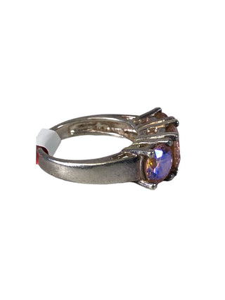 R Sterling 3-stone ring