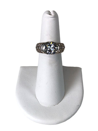 R Sterling multi stone ring