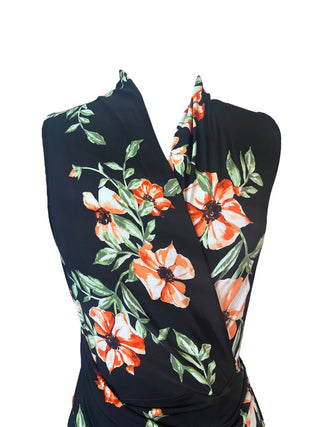R sleeveless floral