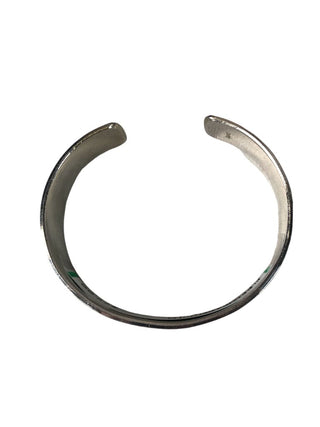 R Sterling stamped cuff bracelet
